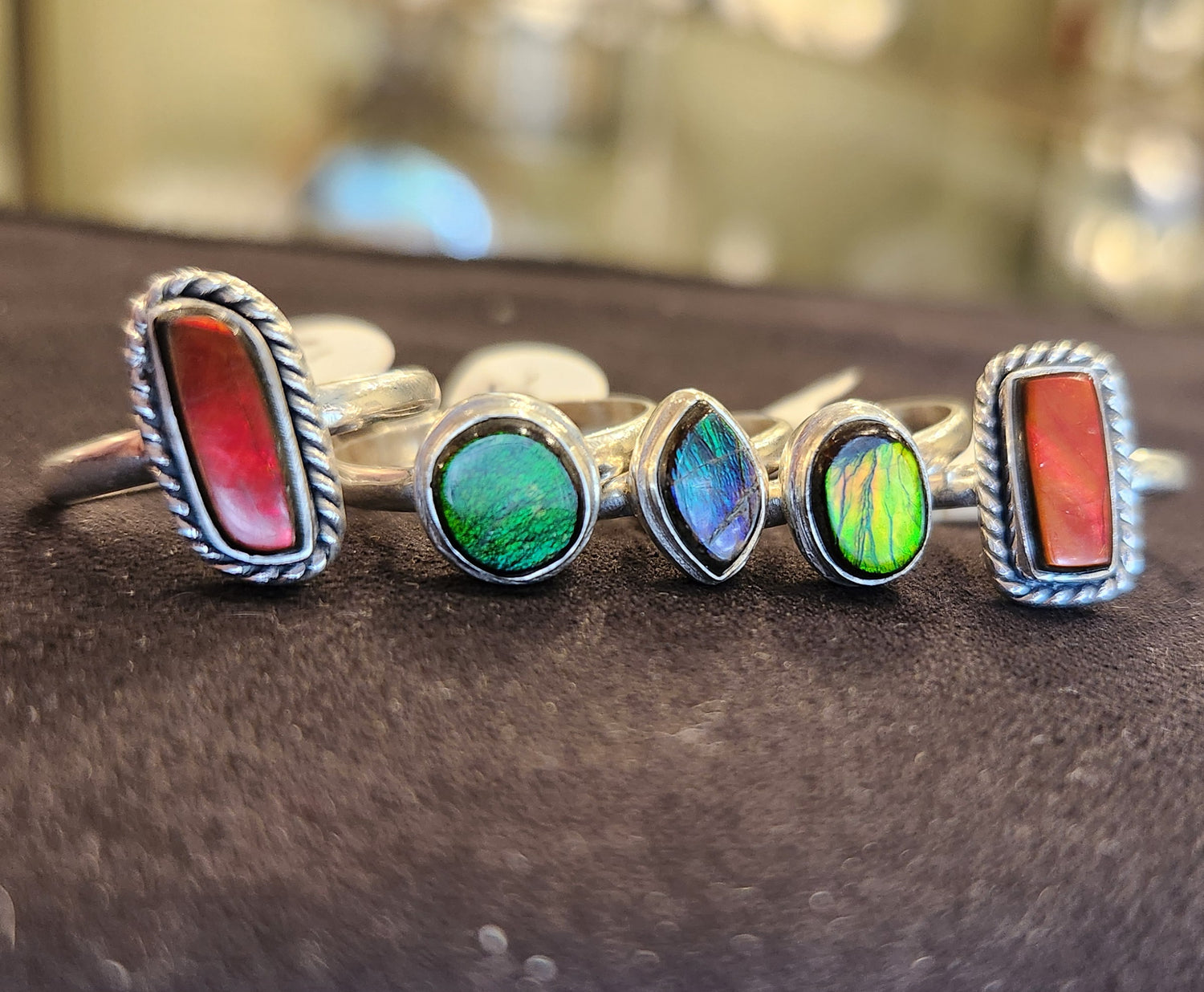 Ammolite Jewelry