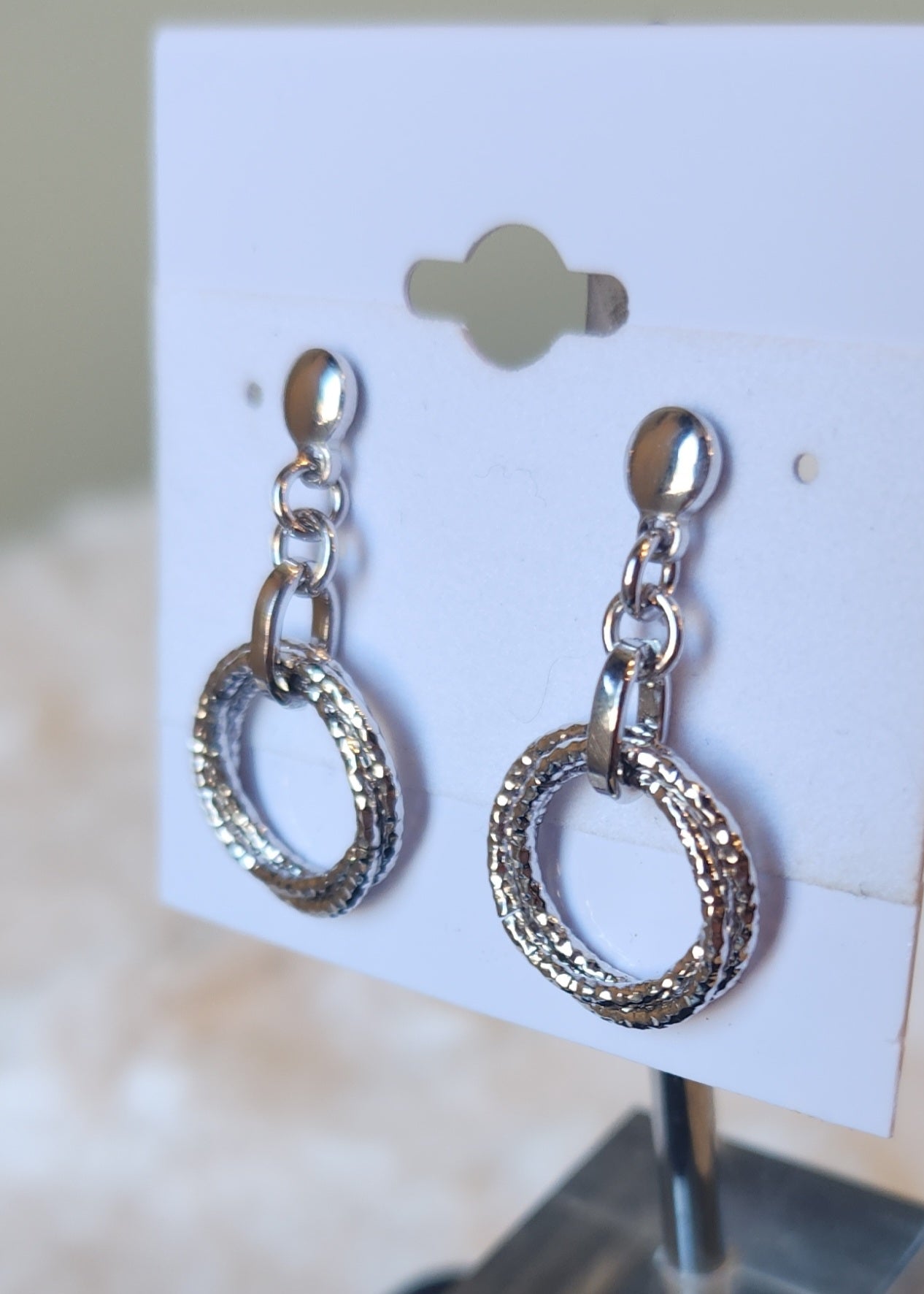 Sterling silver rings design fashion dangle earrings