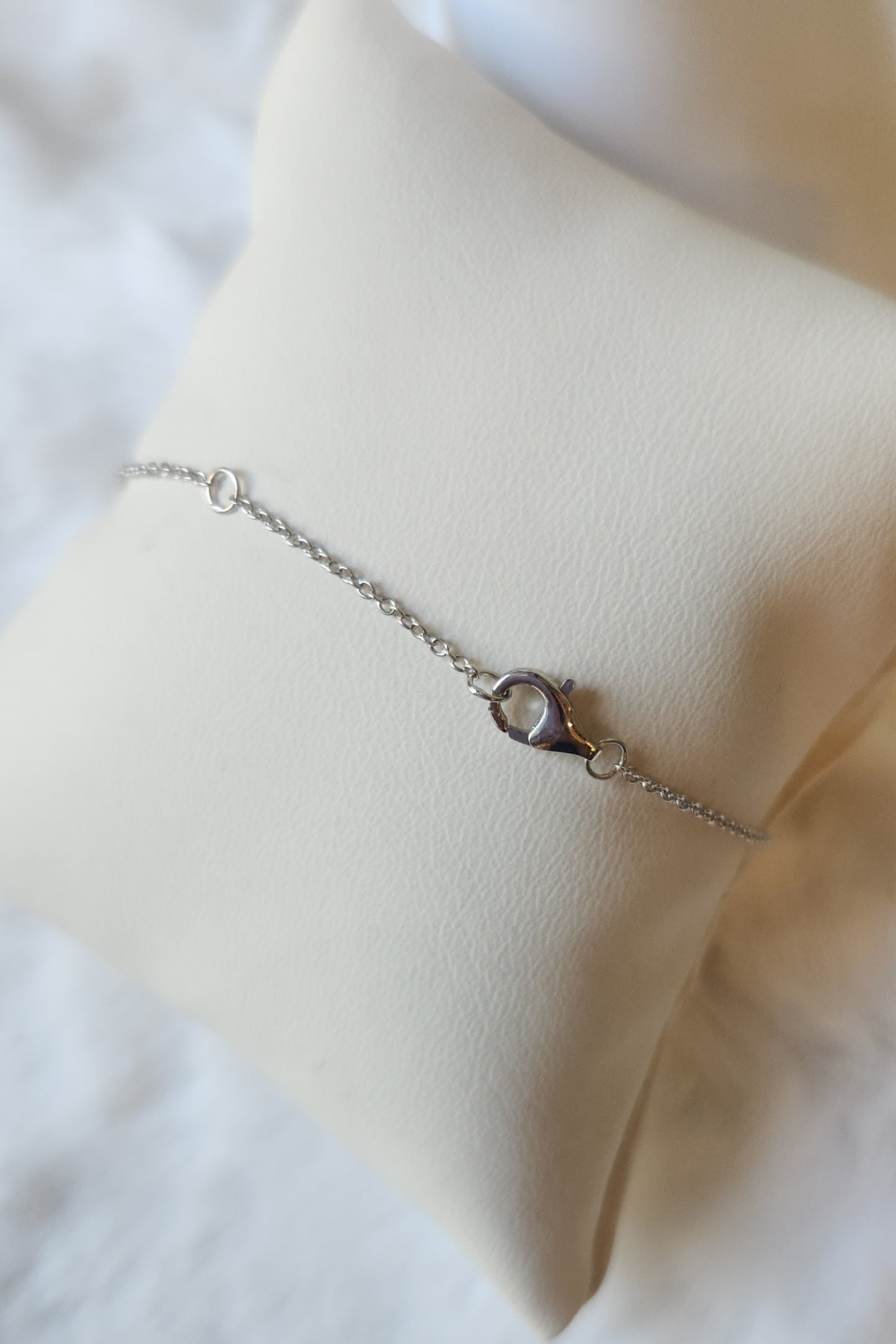 Sterling silver dainty infinity bracelet